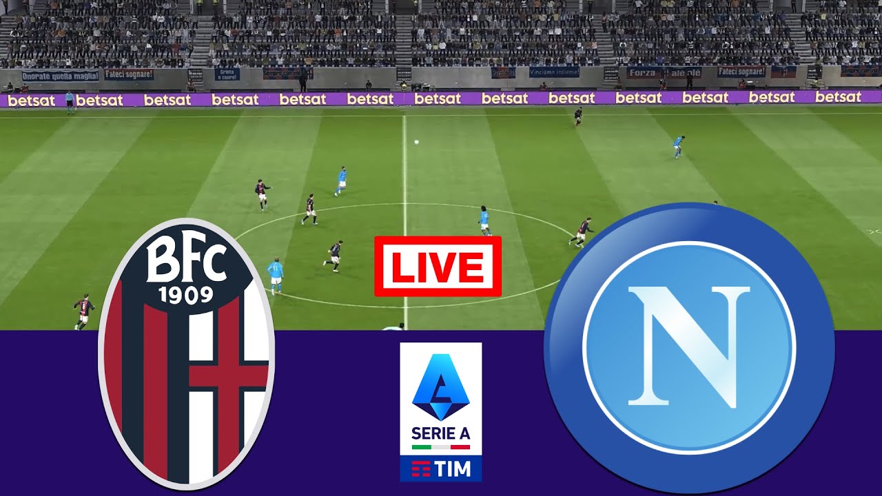 Bologna vs Napoli 2025/26 Live Stream ⚽ | Serie A Simulation on PES 2021