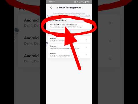 Snapchat I'd Kis Phone Me Login Hai Kaise Pata Kare | Snapchat Account Hack 😱😱 #snapchat #shorts