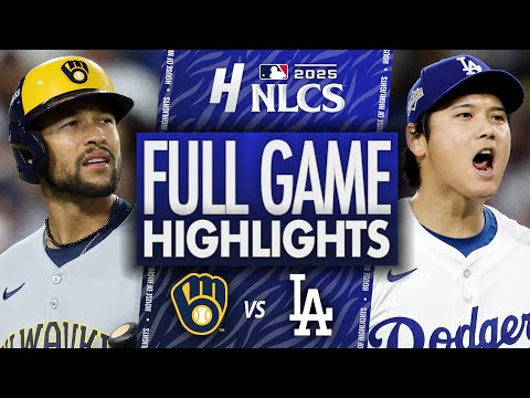 Milwaukee Brewers vs Los Angeles Dodgers - GAME 4 FULL HIGHLIGHTS | October 17, 2025 MLB Playoffs