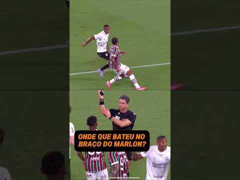 CEARÁ PREJUDICADO PELO ÁRBITRO CONTRA O FLU. NÃO HOUVE INFRAÇÃO NO LANCE QUE ORIGINOU O GOL DO RENÊ