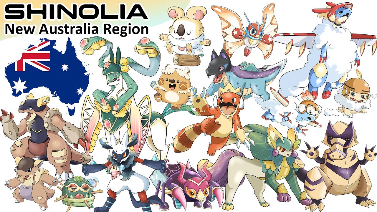 Complete Australia Region Pokedex & New Pokémon 🐾