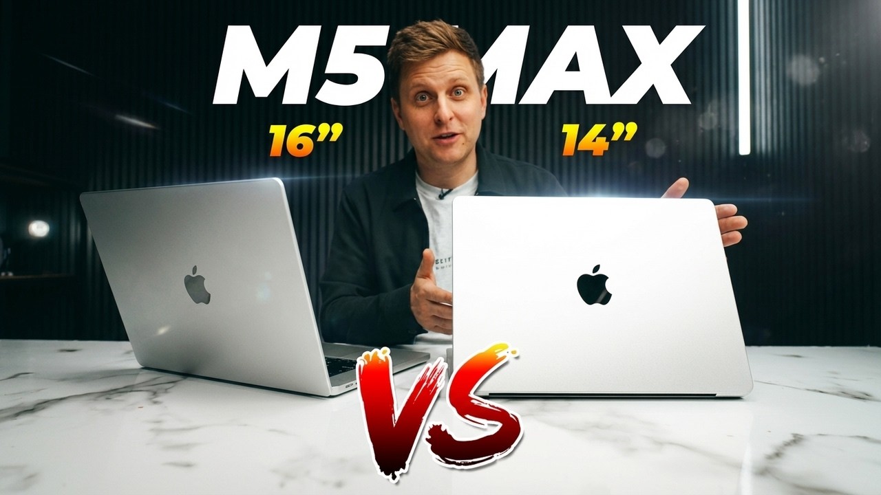 Did APPLE want us to know THIS?! - 14" vs 16" M5 MAX MacBook Pro