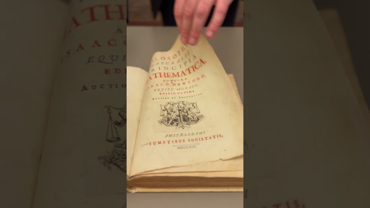 1714 Edition of Isaac Newton’s Principia Mathematica