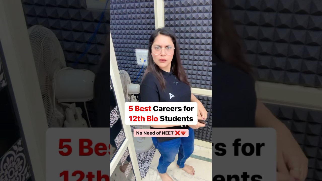 5 Top 5 Careers for 12th Bio Students Without NEET ⚕️