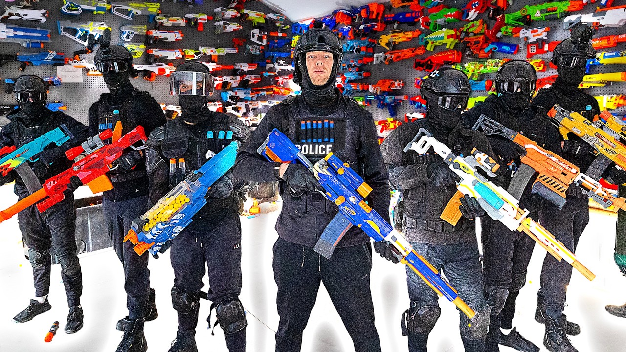 NERF War: S.W.A.T. Bodycam Battle 🎯