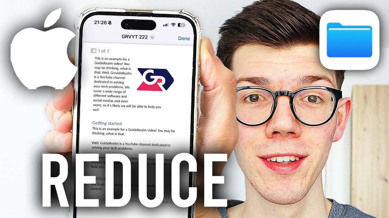How To Compress PDF File Size In iPhone - Step By Step