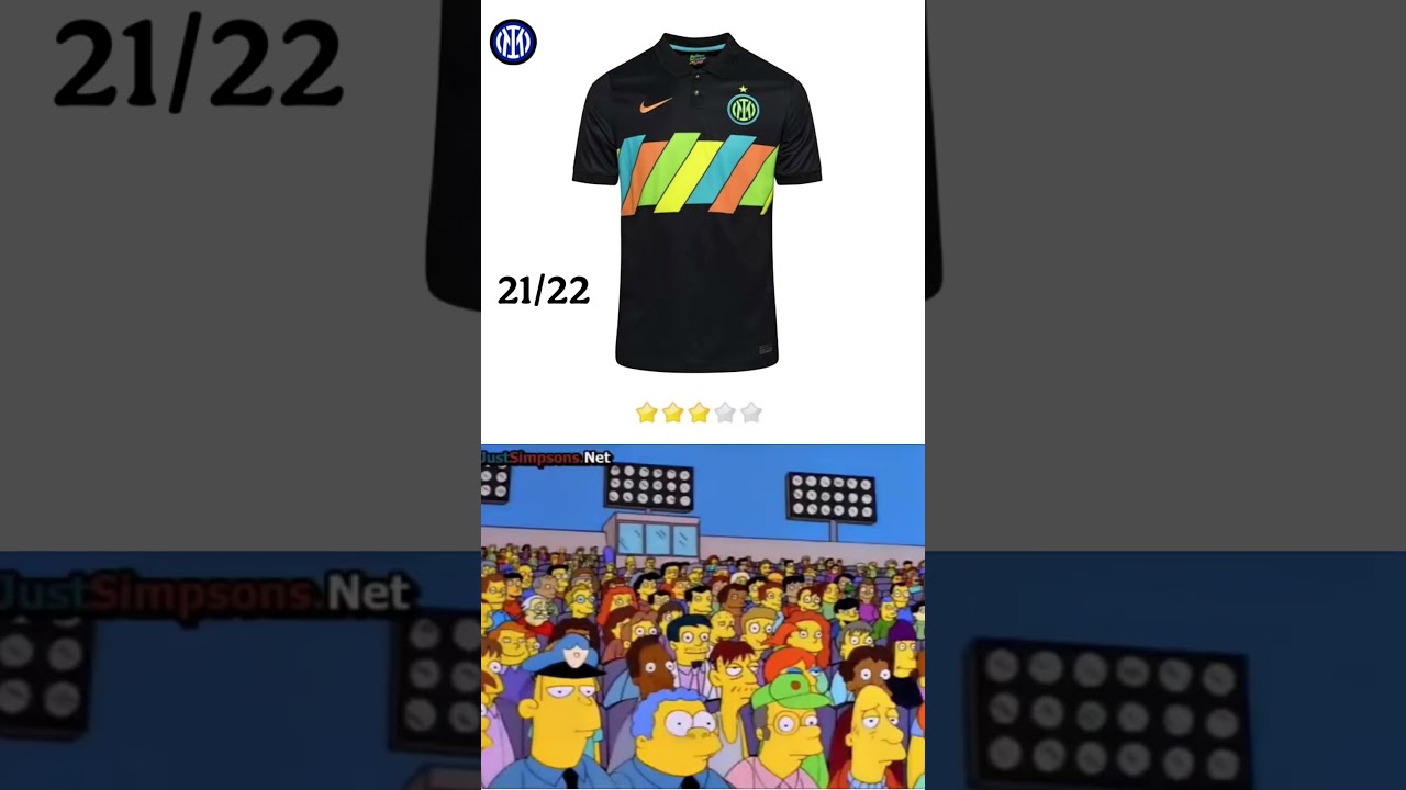 Rating Every Inter Milan jersey #jerseyreview #football#kitrating#soccer#explorepage #funny #shorts