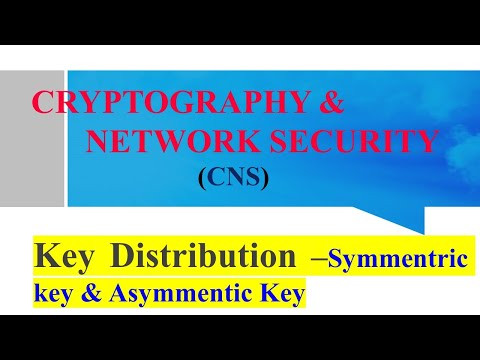 Symmetric Key Distribution Using Symmetric & Asymmetric Encryption in Cryptography #cns #jntuh #feed
