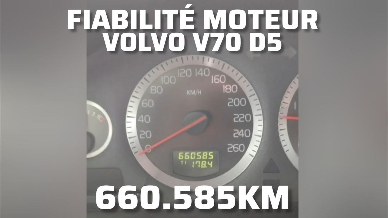 Fiabilité du Moteur Volvo V70 D5 5 Cylindres