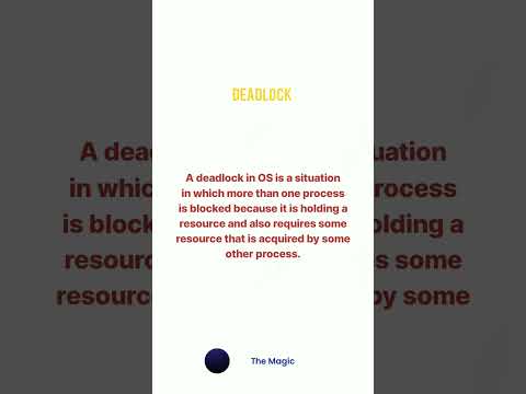 deadlock in OS | operating system