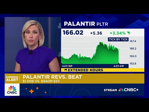 Palantir reports $1 billion in revenue for the first time