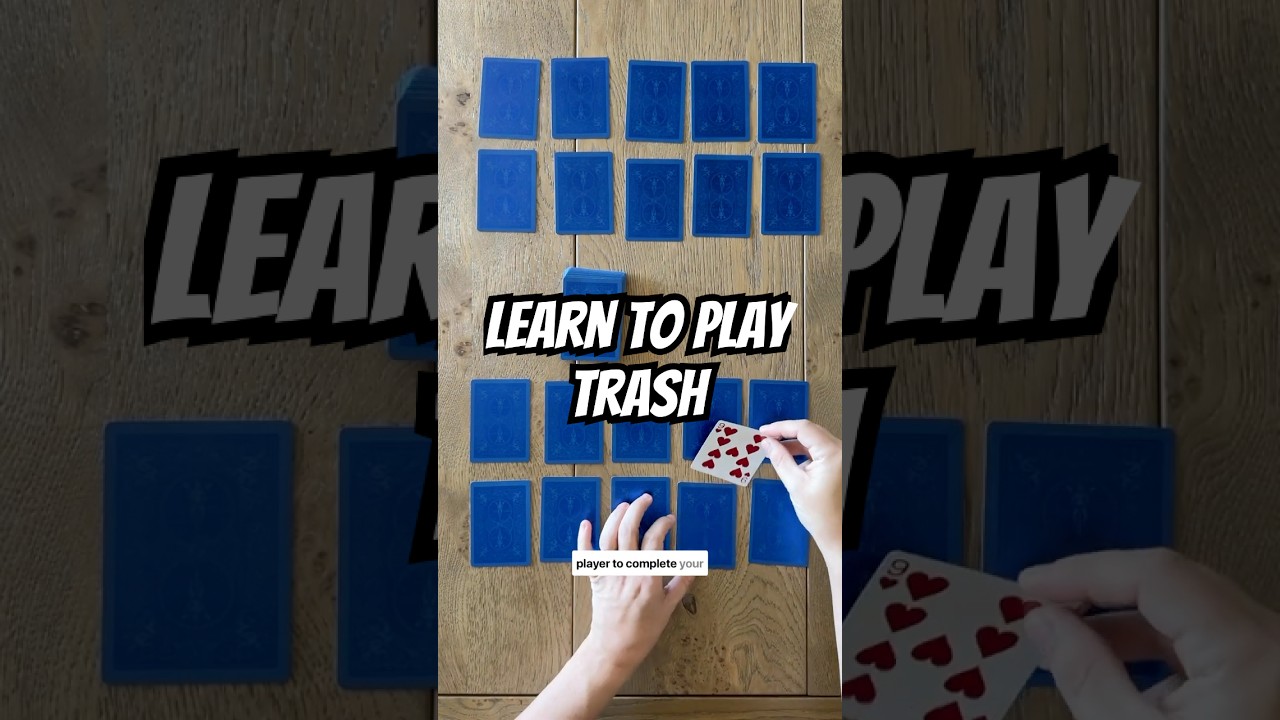 Learn to Play Trash: A Fun Card Game for All ๐ด