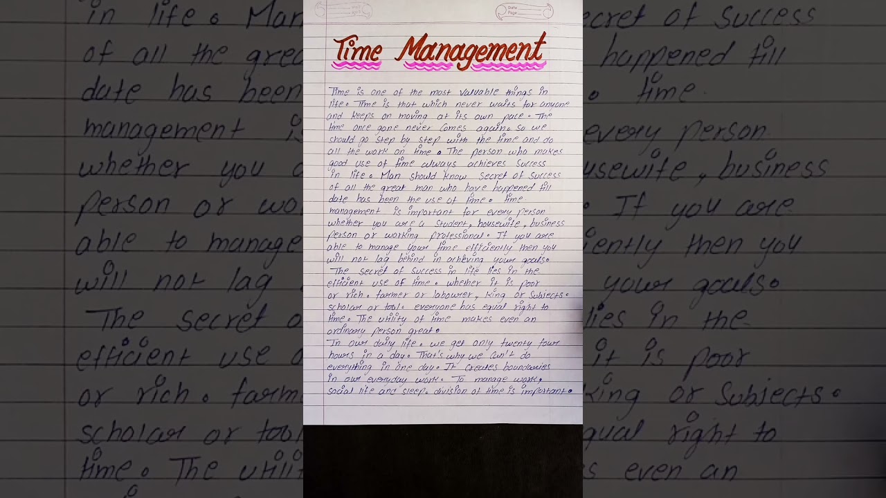 Simple Guide to Writing an Essay on Time Management 🕒