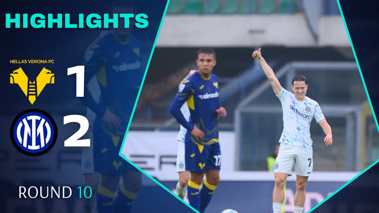 Inter Milan Edges Out Hellas Verona with Last-Minute Goal in Serie A Thriller ⚽