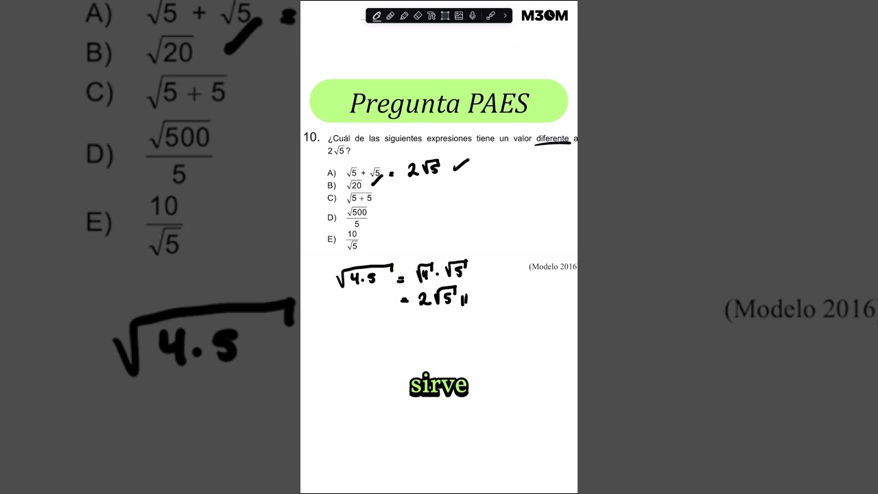 Ejercicio PAES 2024: Prepárate para la prueba 📚