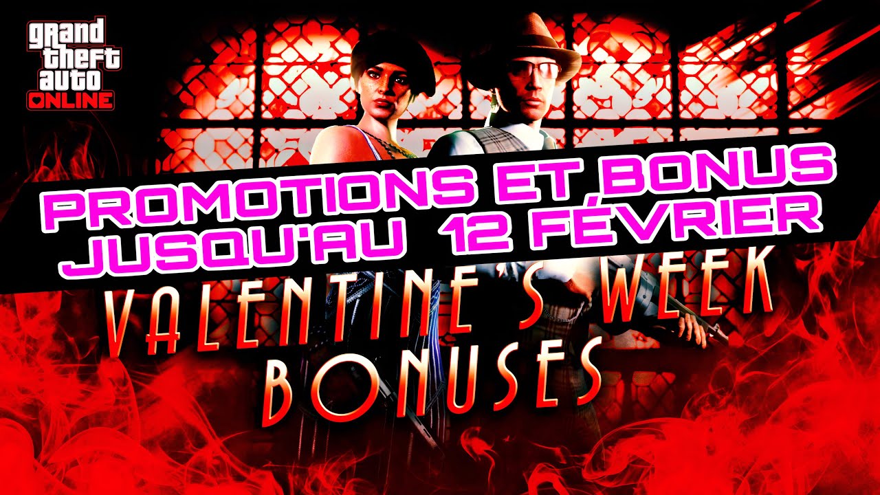 Promo & Bonus GTA Online Saint Valentin 💖