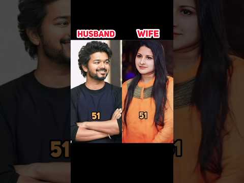South Indian Actors Real Life Husband Wife and age #south #actor #wife #age #shorts #ytshorts #viral
