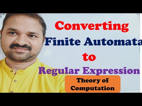 Conversion of Finite Automata to Regular Expression using Arden's Method || TOC || FLAT
