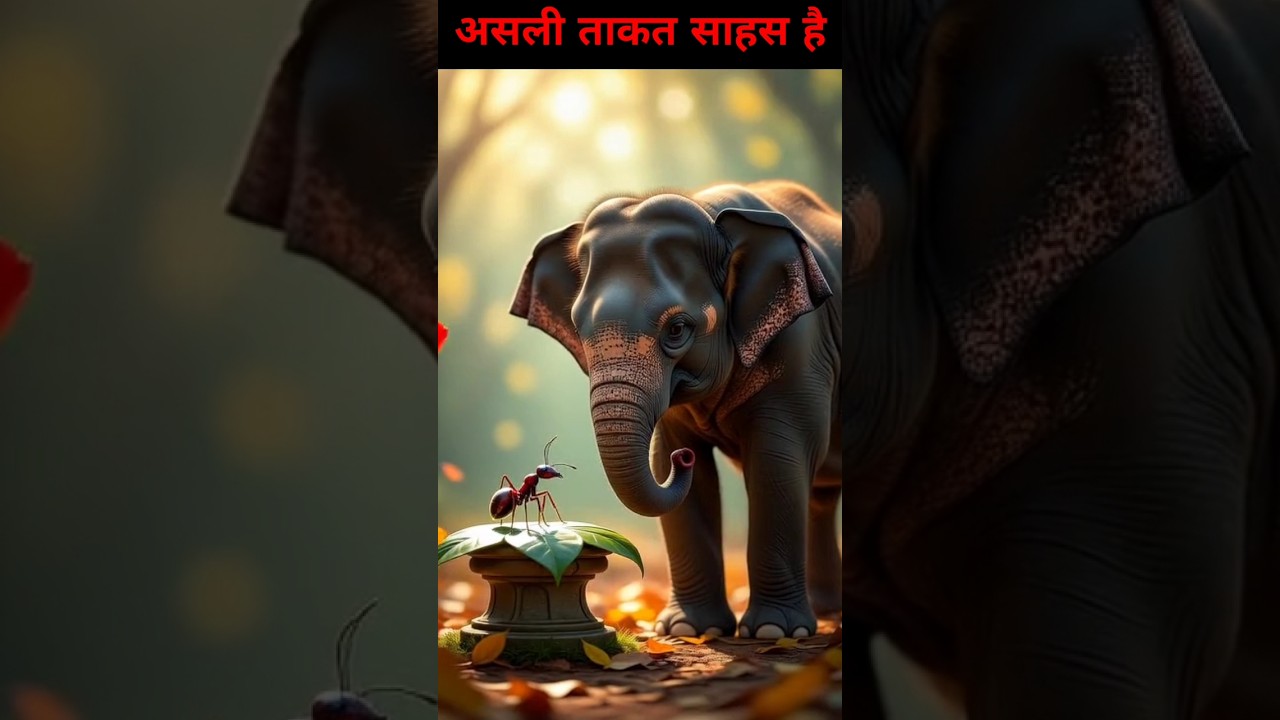 हाथी और चींटी की अनोखी कहानी | Hindi Moral Story | Jungle Kahani |toon buzz yt #motivational