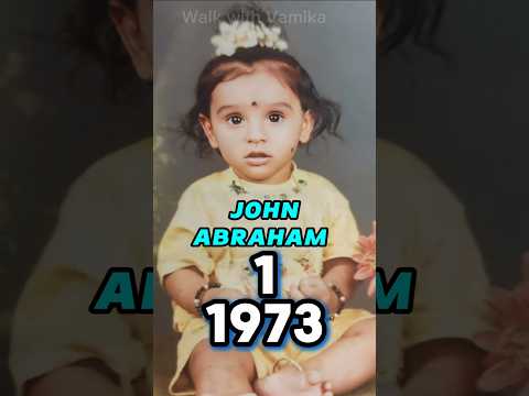 JOHN ABRAHAM Age transformation (1972-2025) John abraham life journey evolution #johnabraham #fitnes