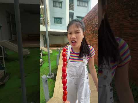 LNS - The tomato roulette challenge 🎯 #shorts #funny