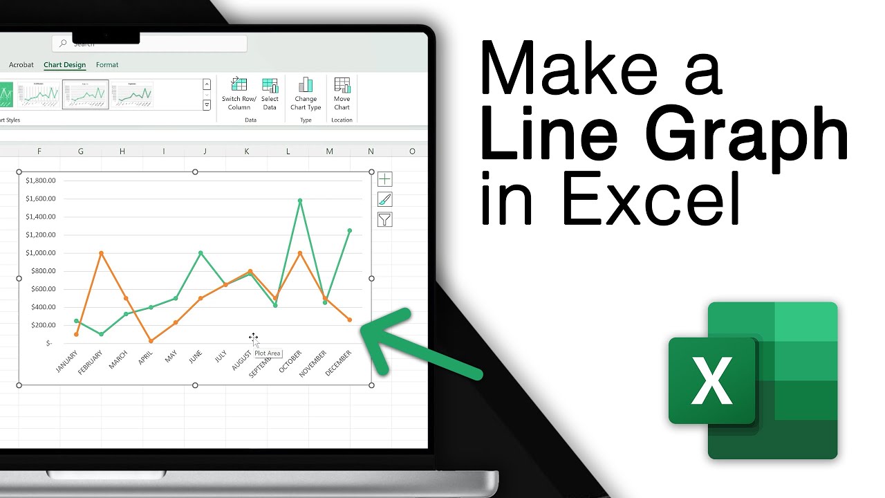 Create a Line Graph in Excel π