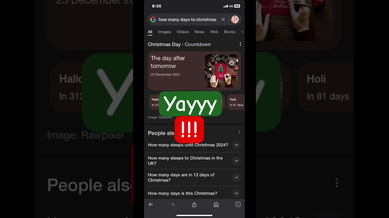 Merry Christmas! 🎄 Christmas Eve in 20 Hours