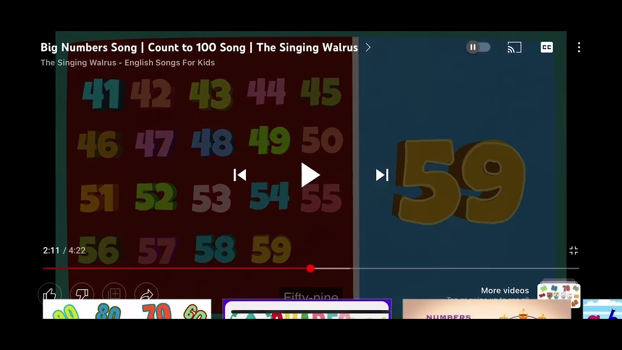 Singing Walrus Counts to 100 ðŸ¦