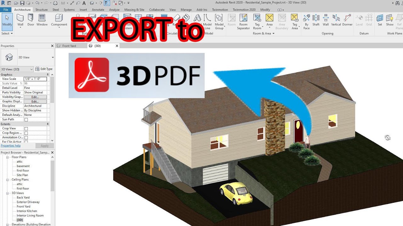 How to Export Any 3D Model to 3D PDF for Free and Easy
