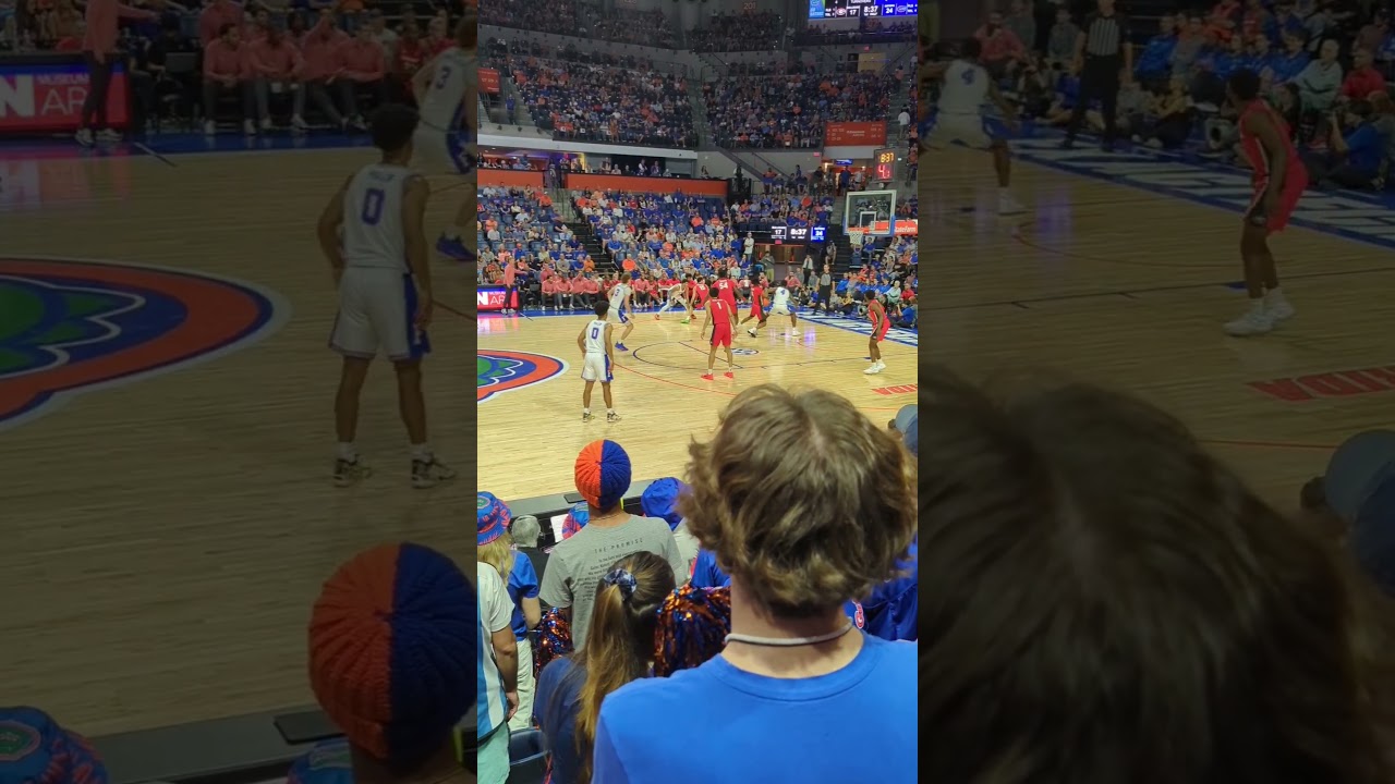 Florida Gators vs Georgia Basketball 1/27/24 #basketball #sports  #shorts #highlights #sec #ncaa