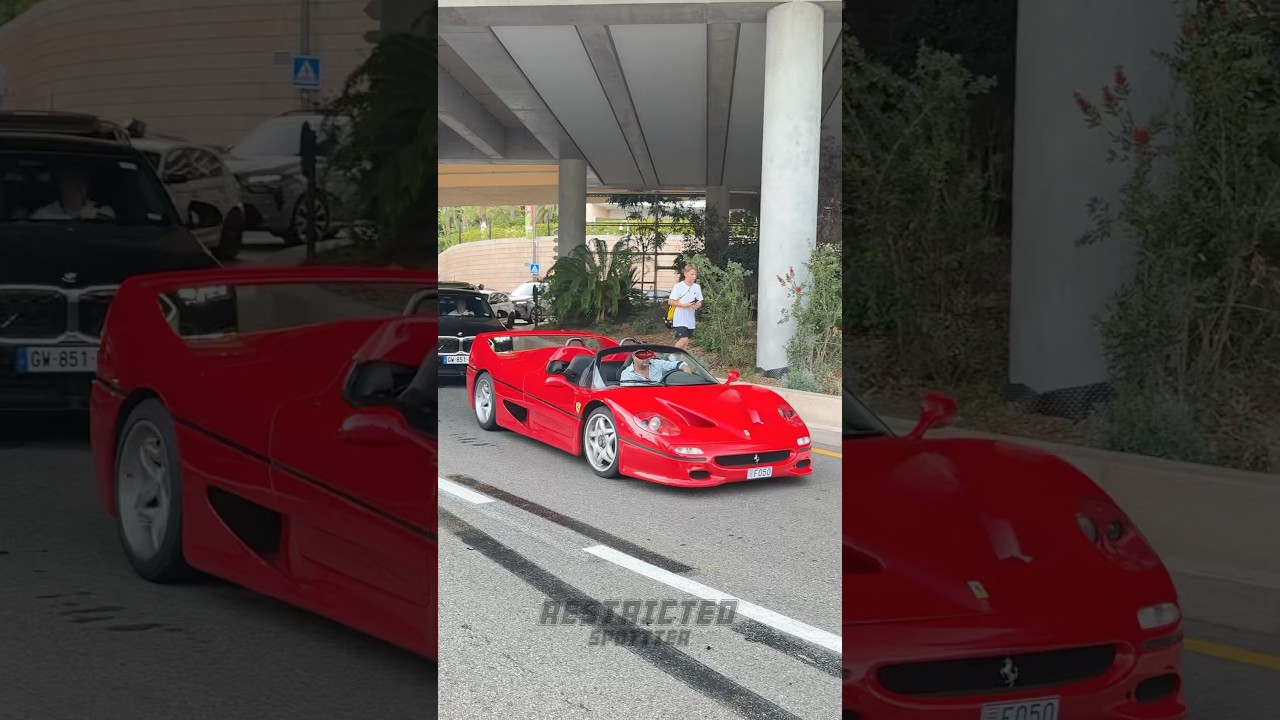 Ferrari F50 Shines in Monaco 🏎️