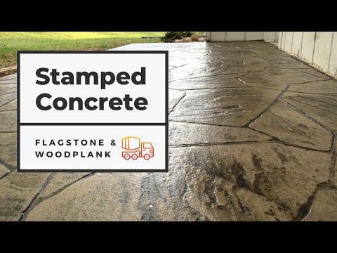How to Form, Pour and Finish a STAMPED CONCRETE Patio