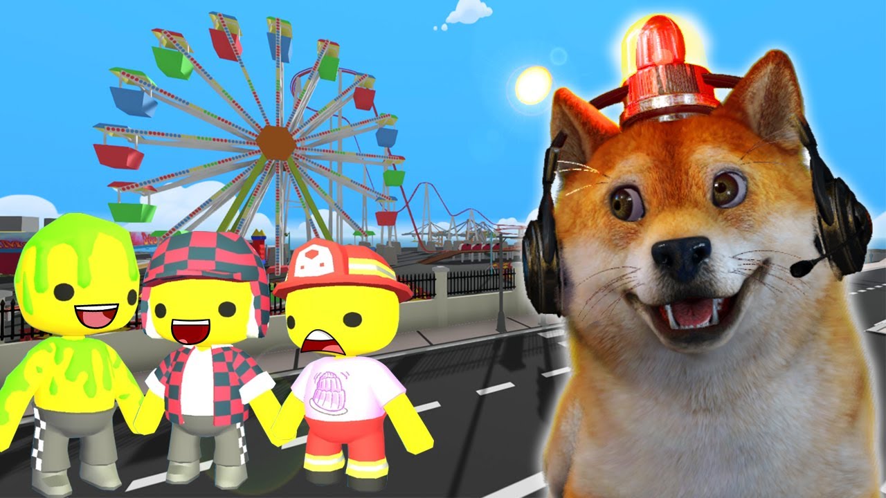 Trio Botak Main Seru di Taman Bermain! 🎮