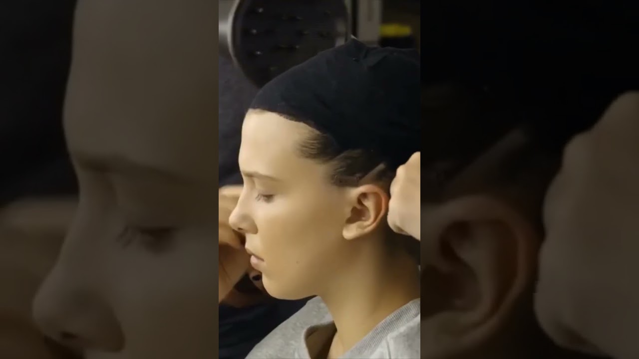 Millie Bobby Brown transforms into Eleven for Stranger Things, Season 4! #shorts