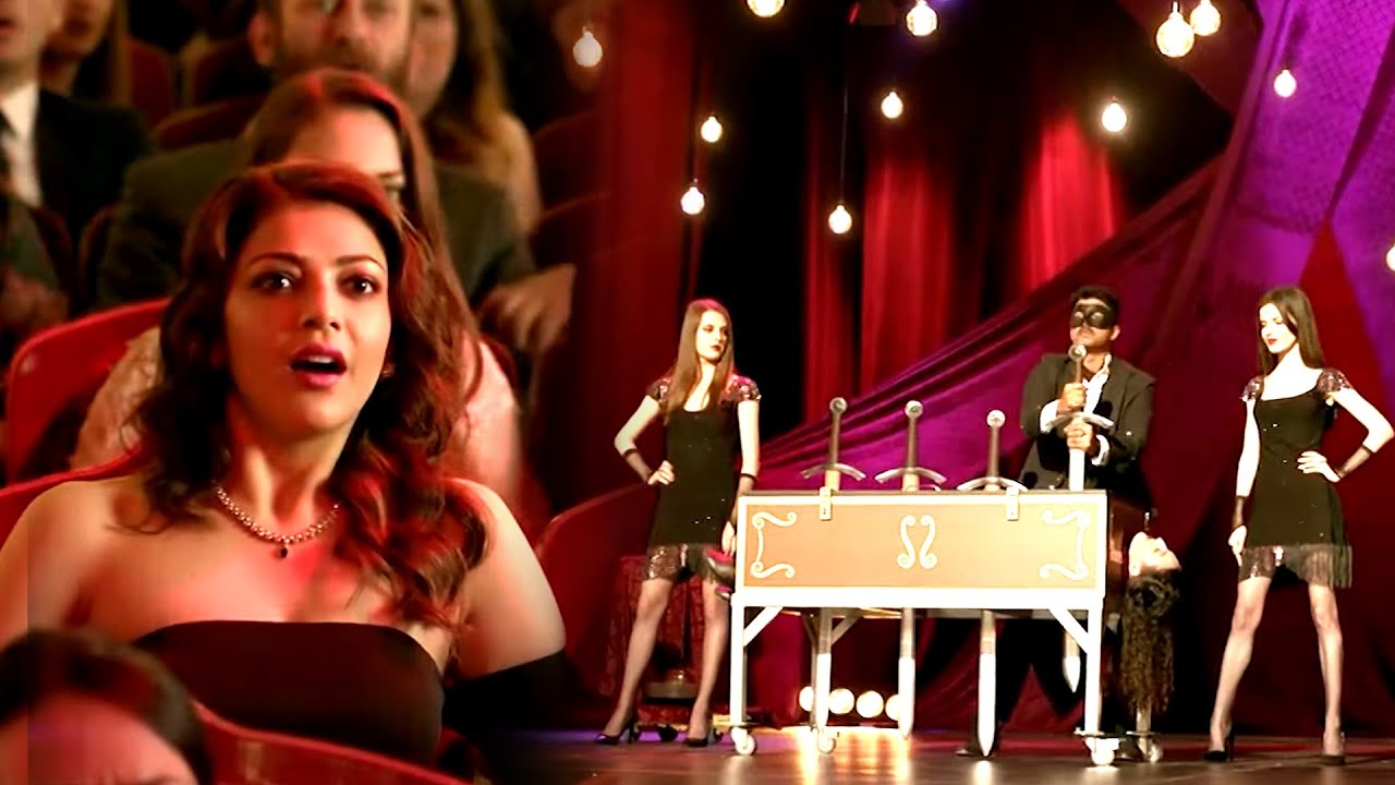 Kajal Agarwal & Vijay Thalapathy's Magic Show Scene ✨