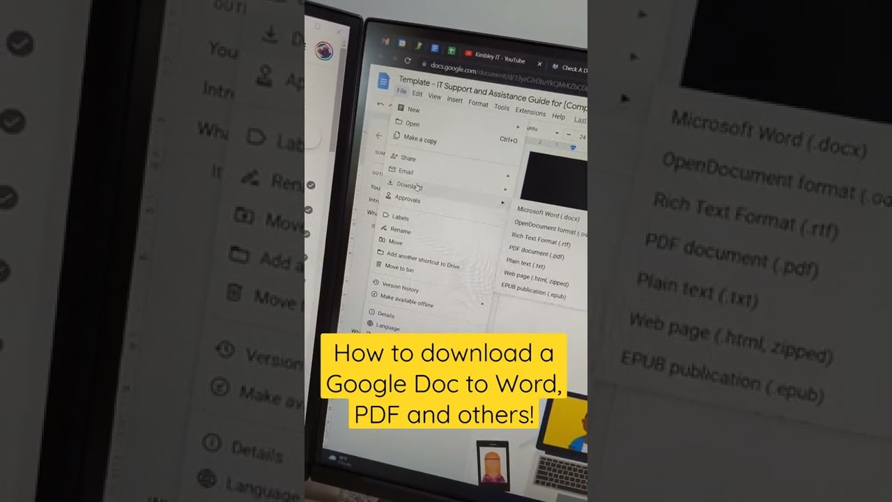 Easily Download Google Docs as Word, PDF, and More! 📄