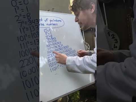 A surprising glitch with cubic PALINDROME NUMBERS #shorts