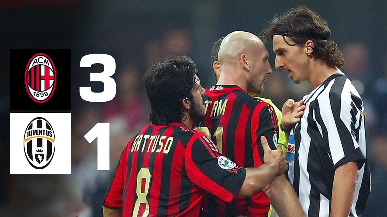 Epic Clash: Milan vs Juventus 2005/2006 – Highlights & Goals 🔥