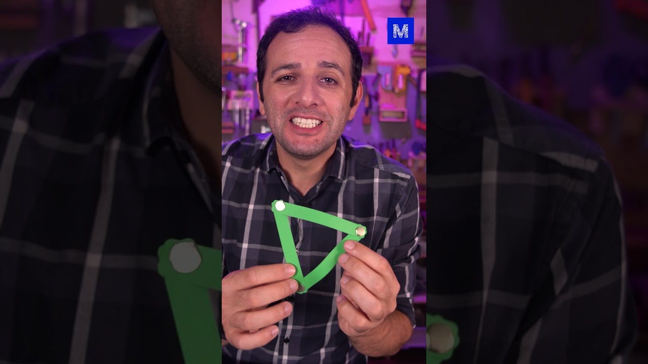 Por que CONSTRUÇÕES USAM TRIÂNGULOS? #Shorts