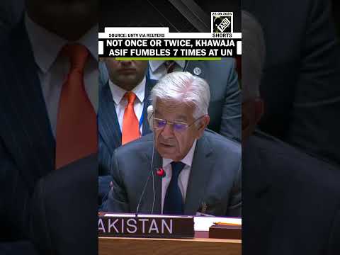UNMISSABLE: Khawaja Asif fumbles 7 times in UN address, mentions Ind-Pak war in ‘disastrous speech’