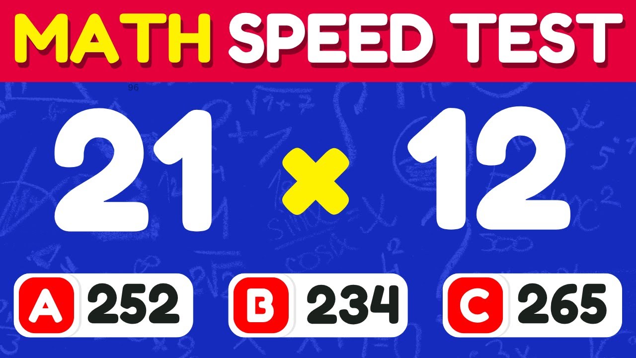 Ultimate 2-Digit Multiplication Challenge — Can You Score 20/20? 🔥