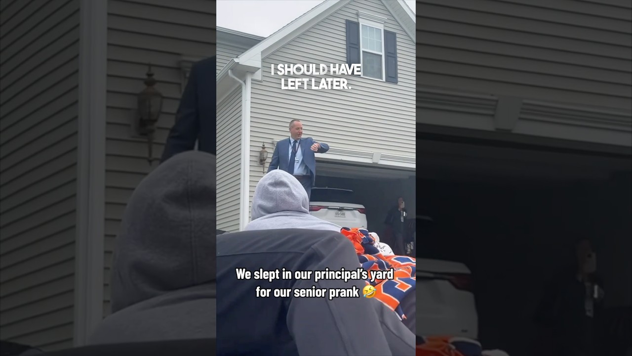 High School Students Sleep Over in Principal’s Yard 😂