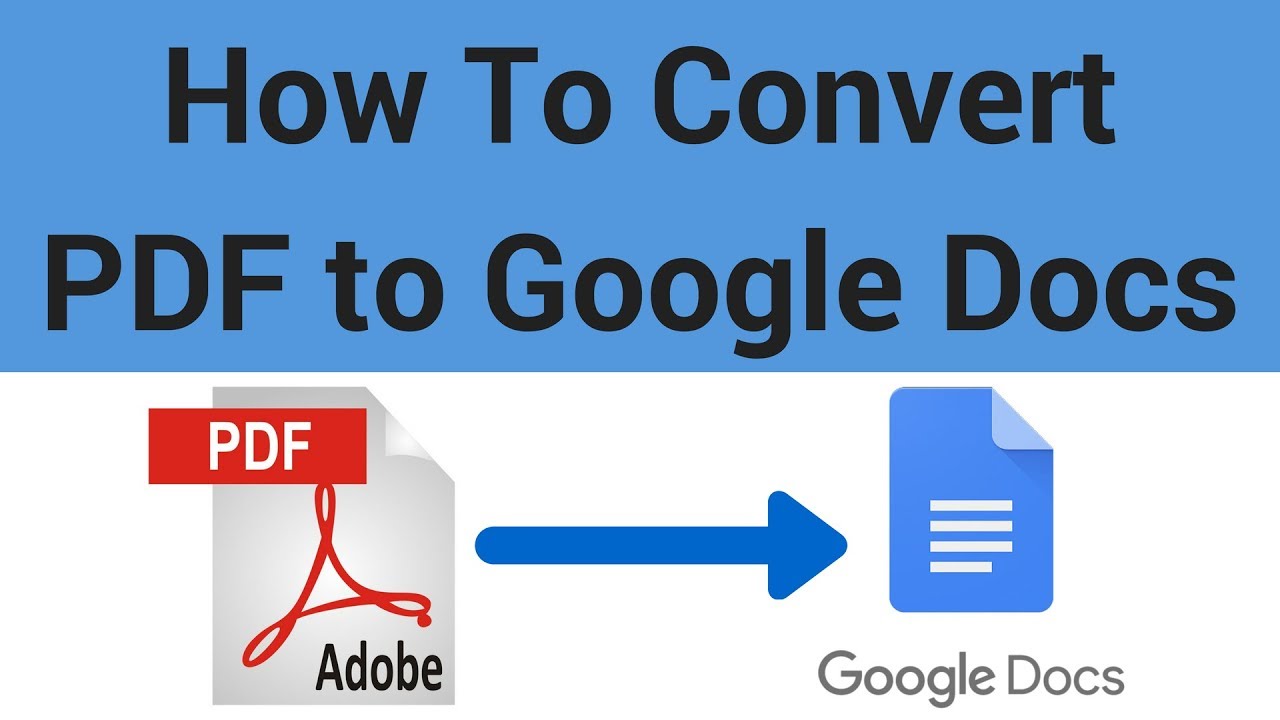 Guide to Converting a PDF to a Google Doc