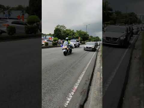 Pengiring Khas Sultan Selangor #eskot #jspt #pdrm #pengiring #polis