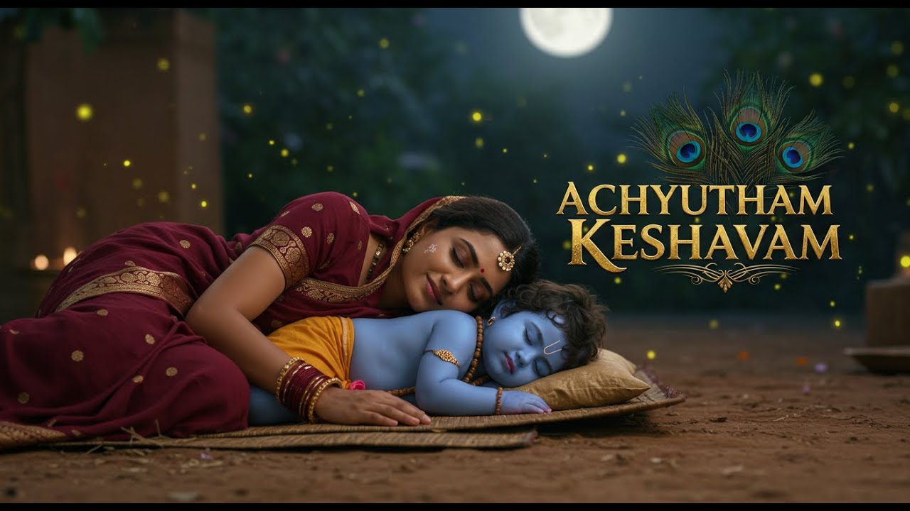 Achyutam Keshavam Krishna Bhajan for Inner Peace 🕉️