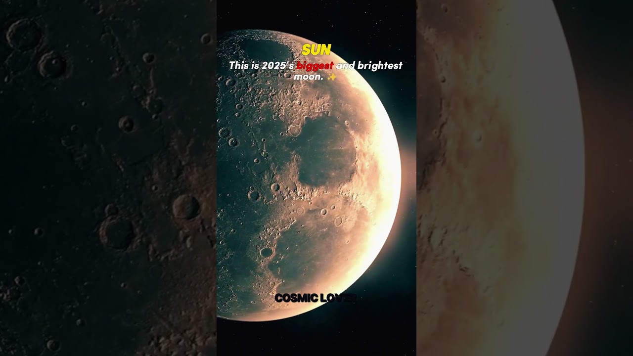 The Largest Full Moon of 2025