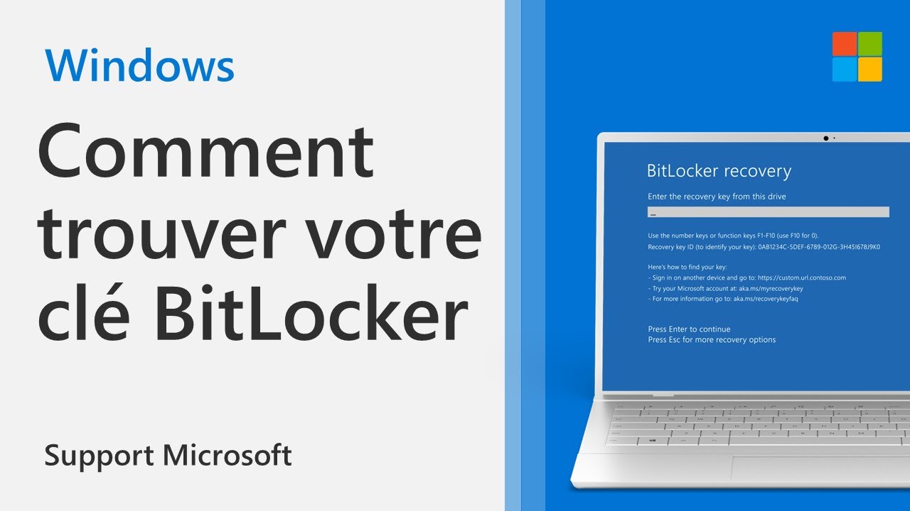 Guide pour Localiser votre Clé de Récupération BitLocker | Microsoft