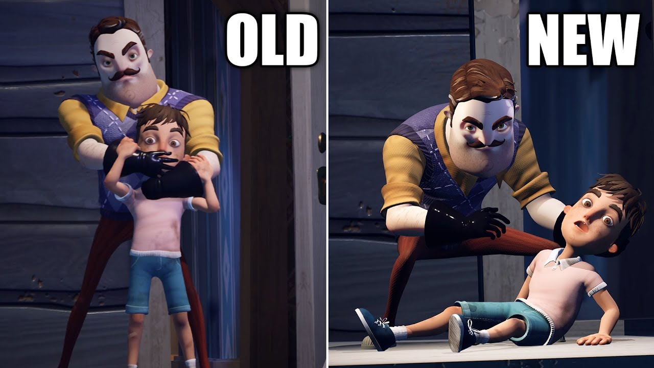 Hello Neighbor 2: Old vs New Intro Cutscene 🎬