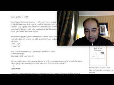 Kriptoloji 2 - Yerine Koyma Şifrelemesi (Substitution Cipher)