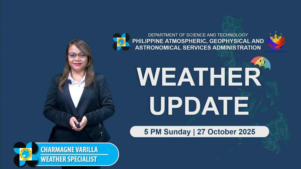 Monday Weather Update π€οΈ: October 27, 2025 - Latest Forecast from PAGASA